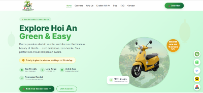 T Eco Electric Motorbike Rental